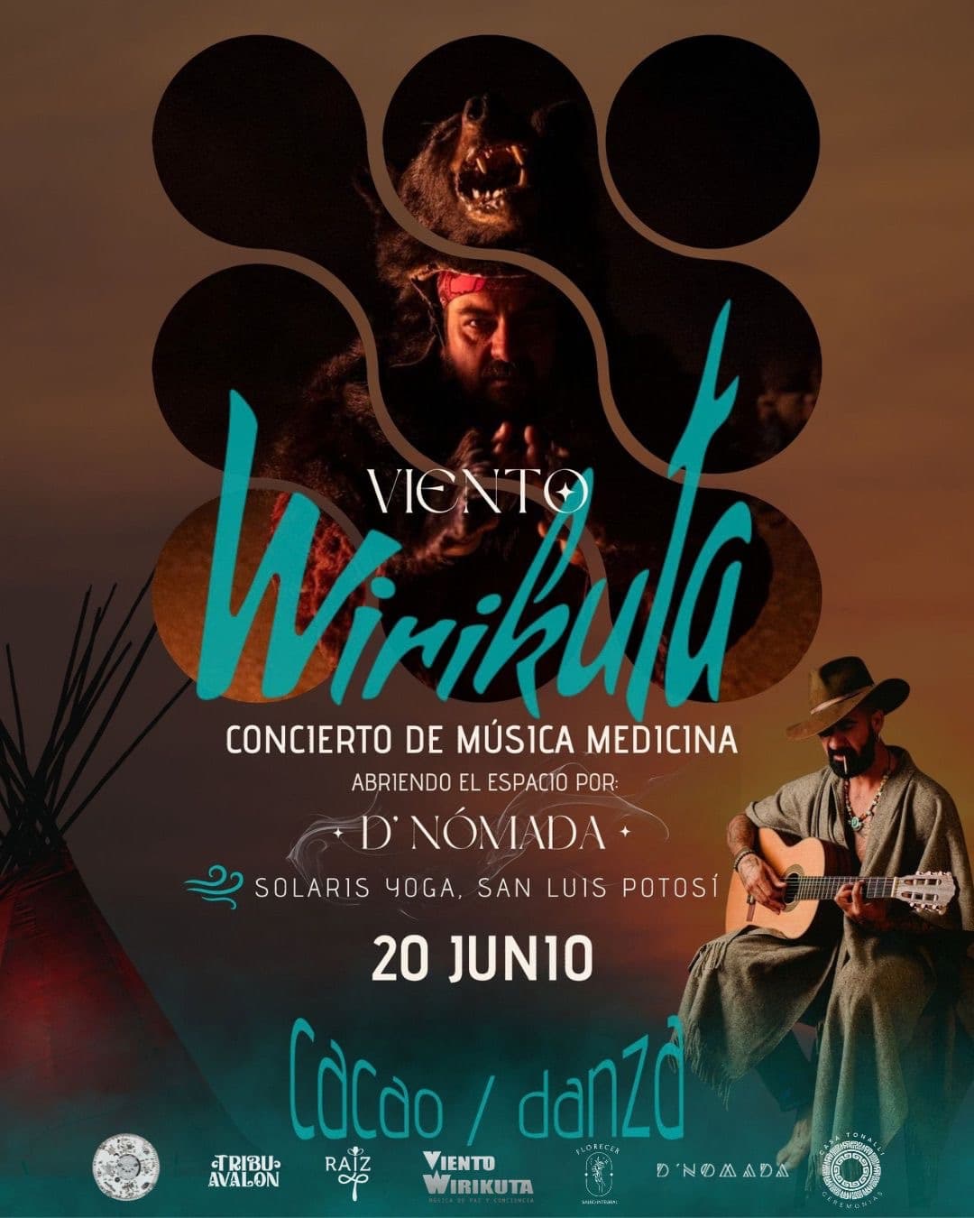 Viento Wirikuta Cacao/Danza — San Luis Potosí. 20 de Junio